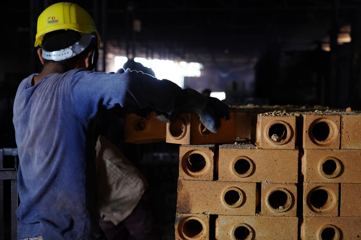 Inside the Easton Refractories manufacturing plant